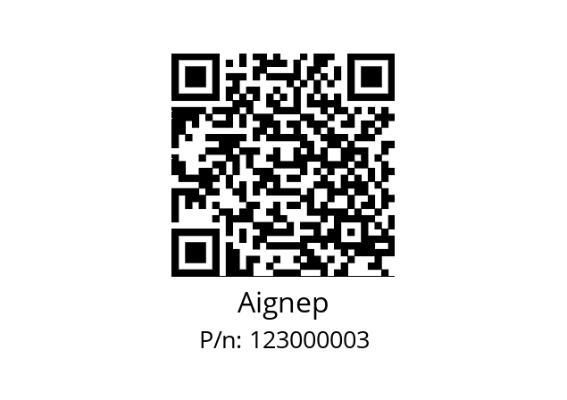   Aignep 123000003