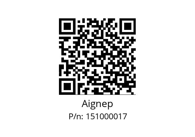   Aignep 151000017