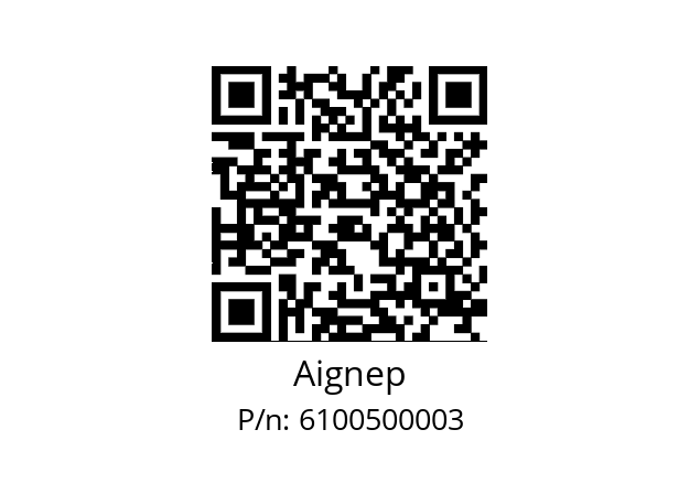   Aignep 6100500003