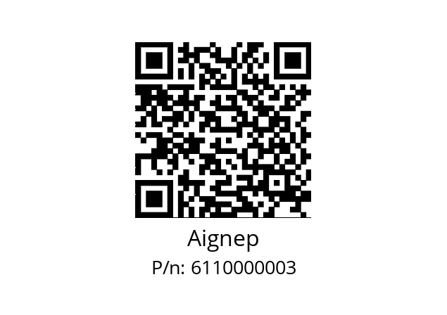   Aignep 6110000003