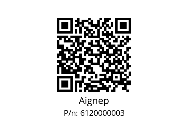   Aignep 6120000003