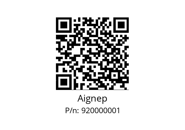   Aignep 920000001