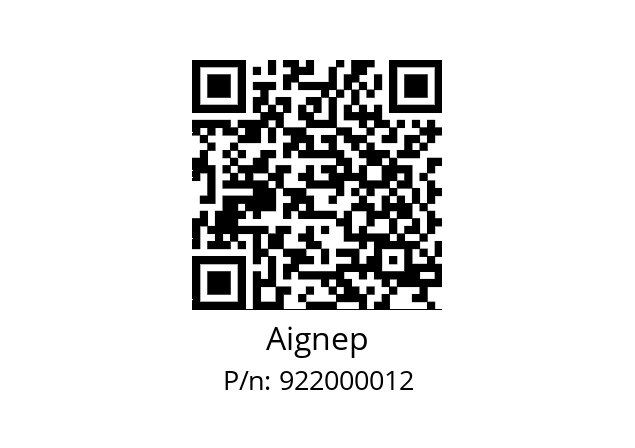   Aignep 922000012