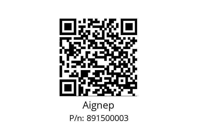   Aignep 891500003