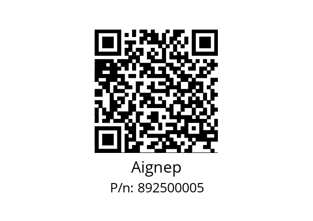   Aignep 892500005