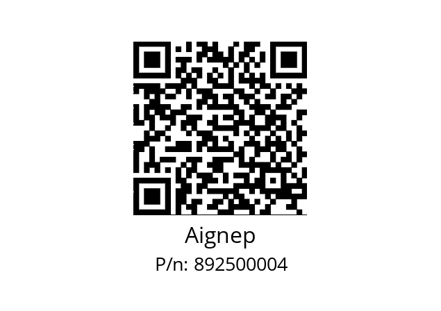   Aignep 892500004