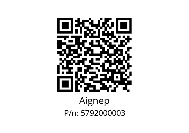   Aignep 5792000003