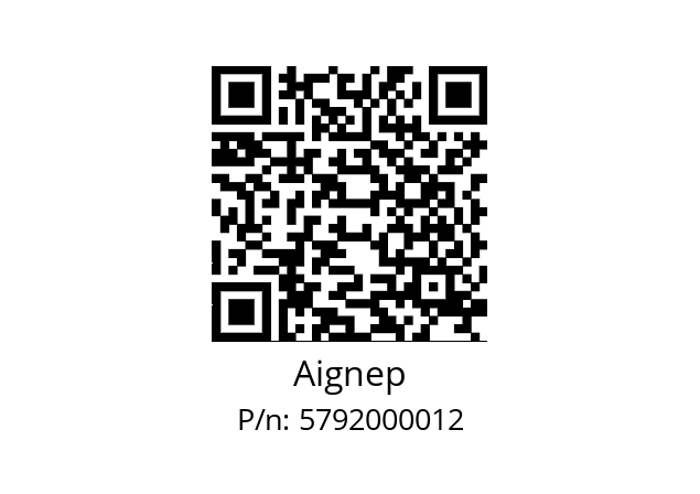   Aignep 5792000012