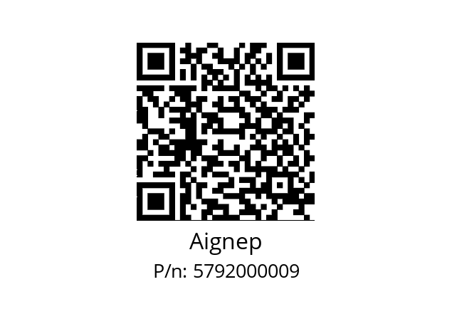   Aignep 5792000009