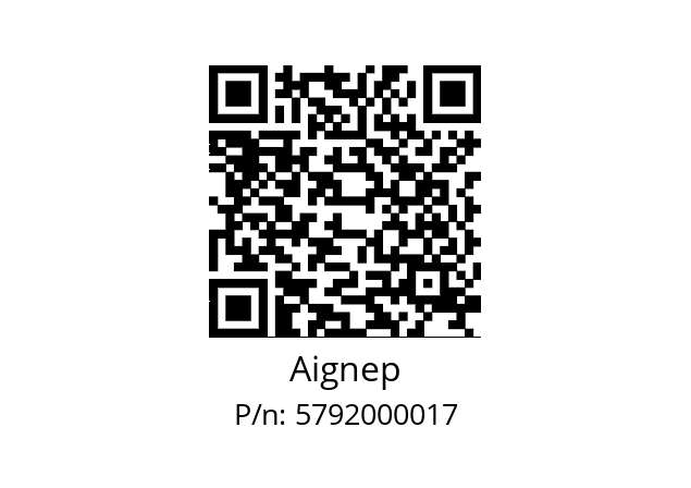   Aignep 5792000017