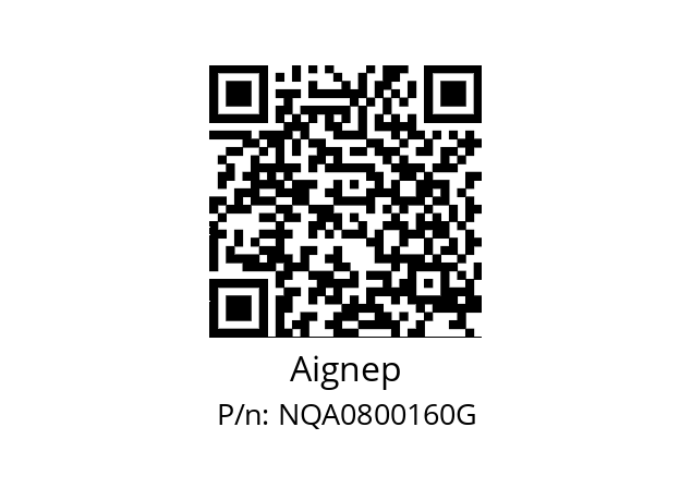   Aignep NQA0800160G