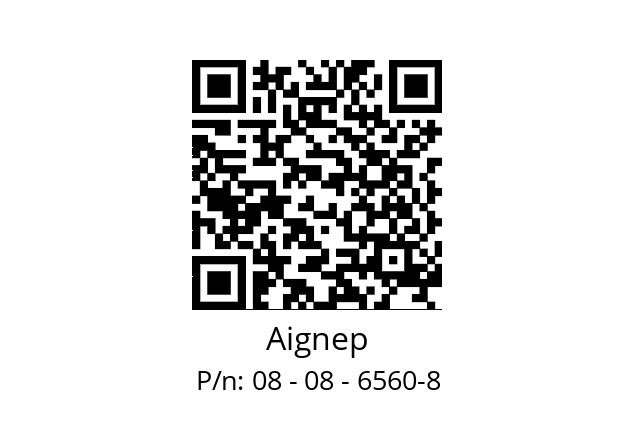   Aignep 08 - 08 - 6560-8