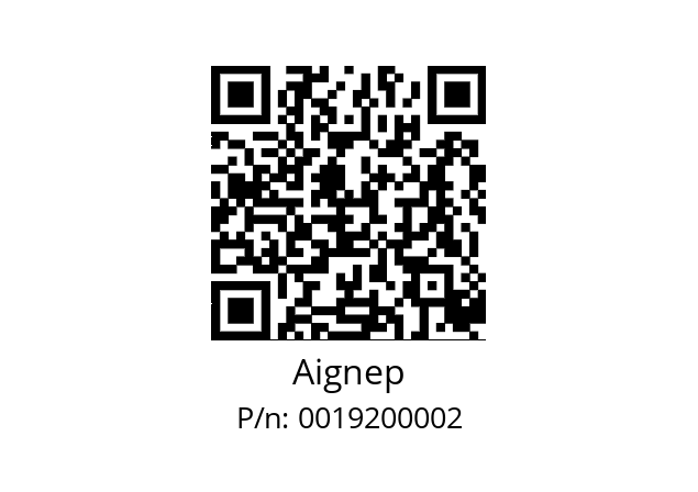   Aignep 0019200002