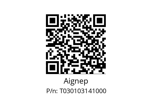   Aignep T030103141000