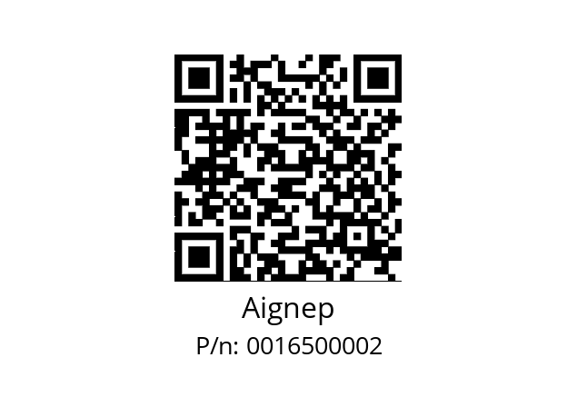   Aignep 0016500002