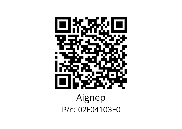   Aignep 02F04103E0