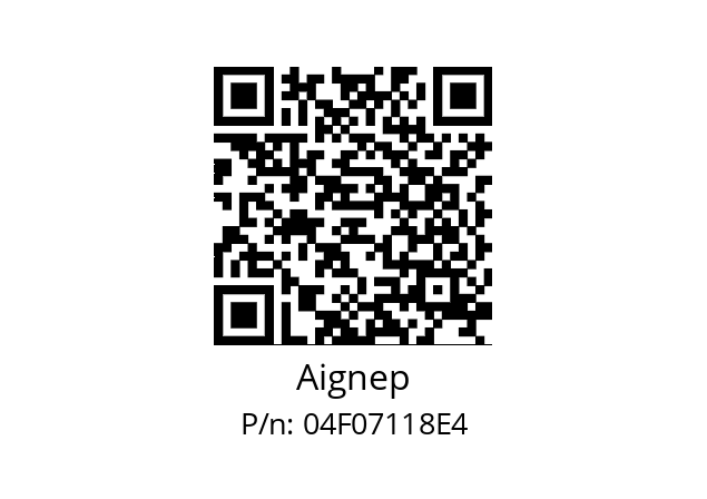   Aignep 04F07118E4