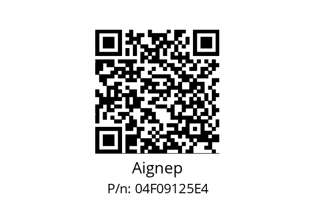   Aignep 04F09125E4