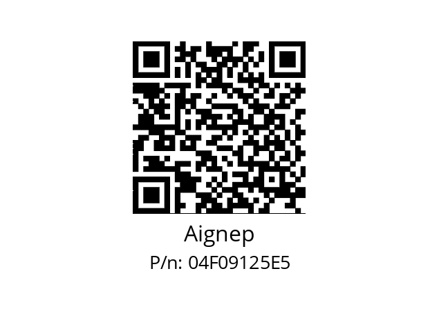   Aignep 04F09125E5