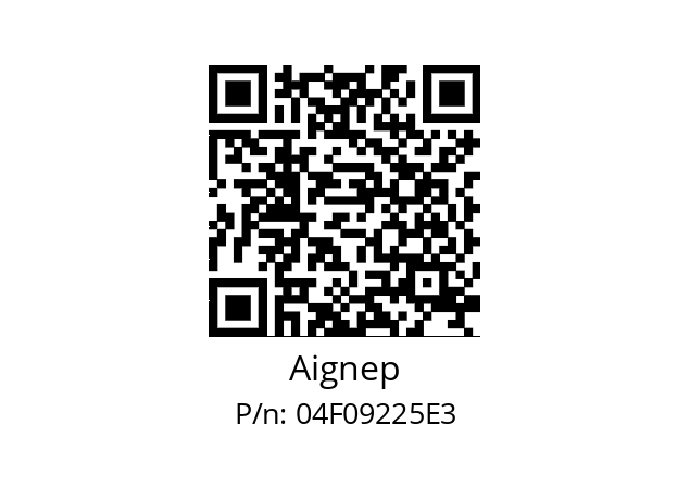   Aignep 04F09225E3