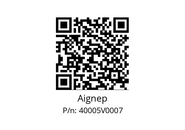   Aignep 40005V0007