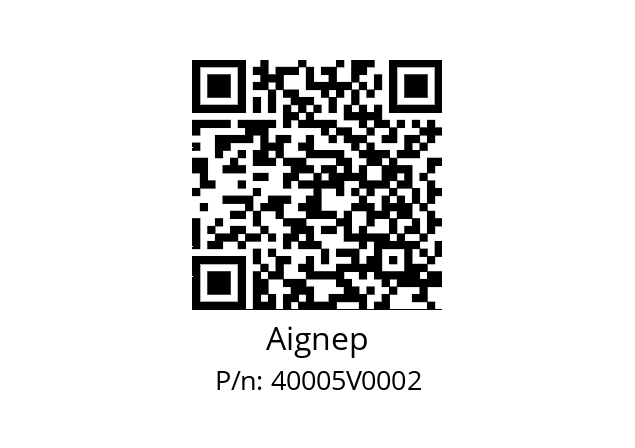   Aignep 40005V0002