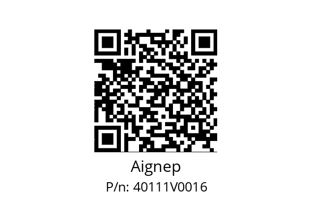   Aignep 40111V0016