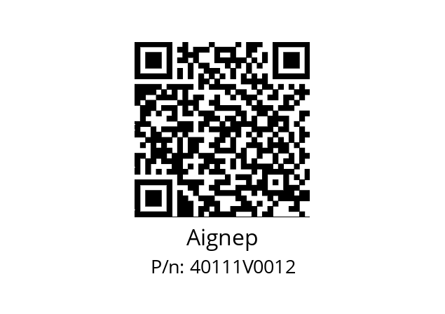   Aignep 40111V0012