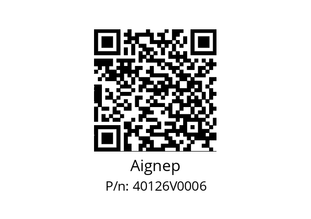   Aignep 40126V0006