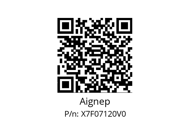   Aignep X7F07120V0