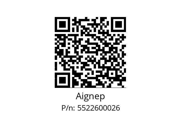   Aignep 5522600026