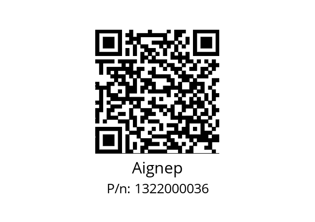   Aignep 1322000036