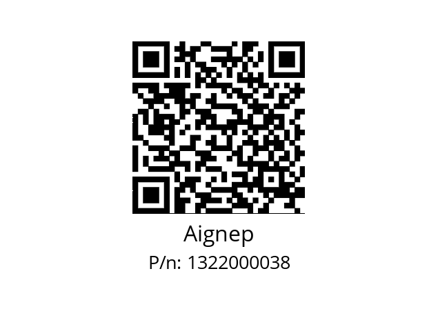   Aignep 1322000038