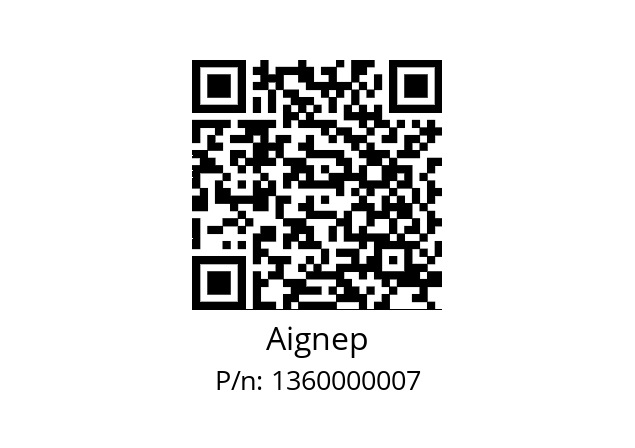   Aignep 1360000007