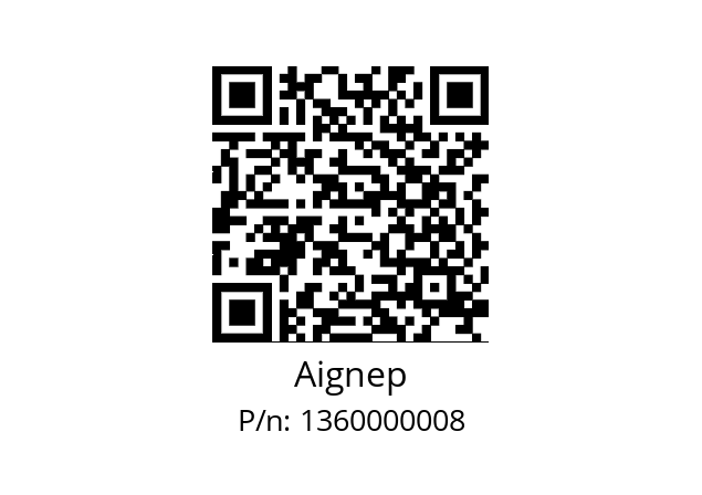   Aignep 1360000008