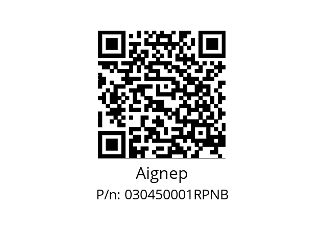   Aignep 030450001RPNB