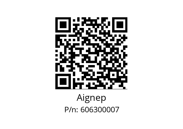   Aignep 606300007