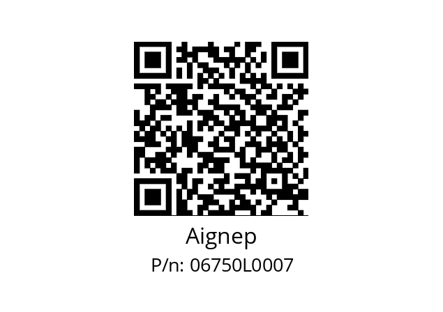   Aignep 06750L0007