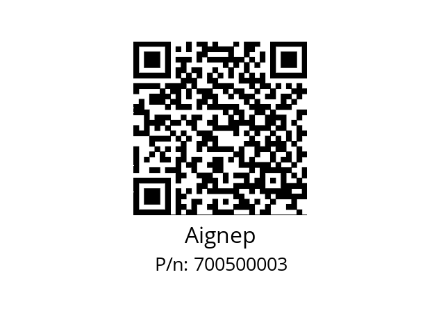   Aignep 700500003