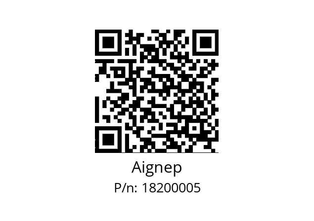   Aignep 18200005