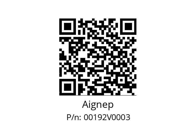   Aignep 00192V0003