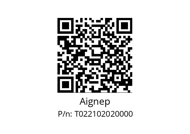   Aignep T022102020000