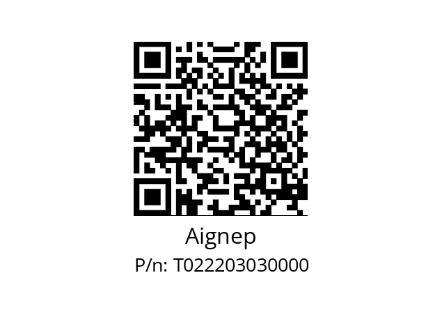   Aignep T022203030000