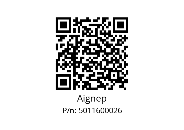   Aignep 5011600026