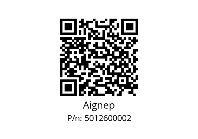   Aignep 5012600002