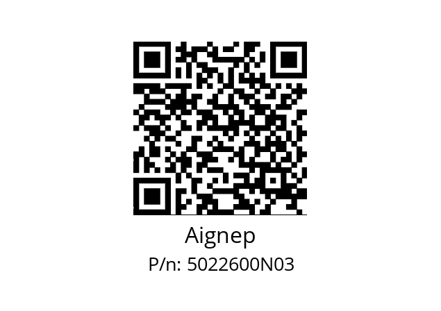   Aignep 5022600N03