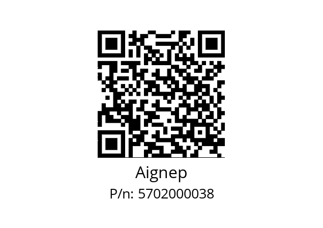   Aignep 5702000038