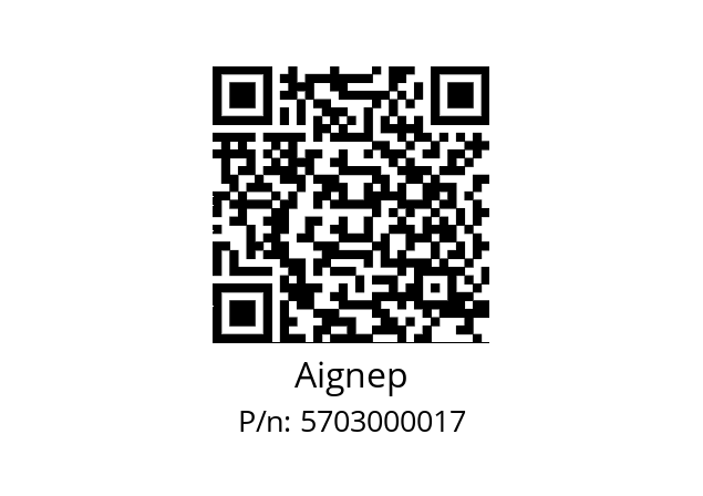   Aignep 5703000017