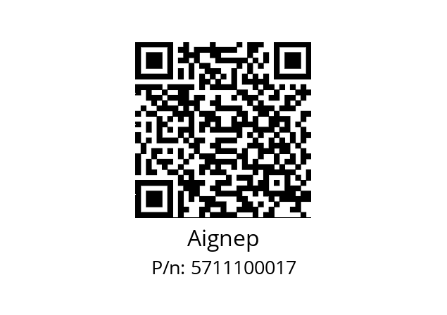   Aignep 5711100017