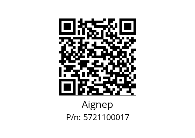   Aignep 5721100017